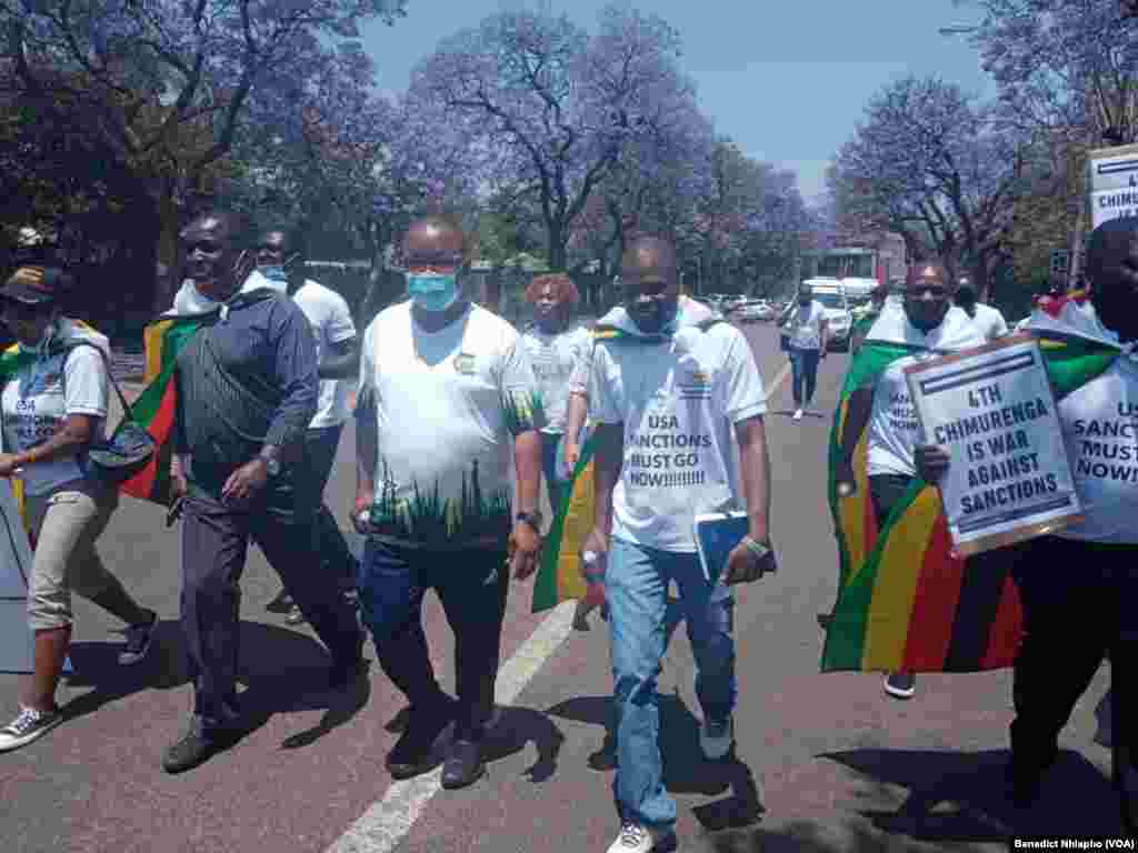 AbeZimbabwe abebetshengisela esigodlweni seMelika