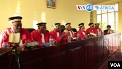 Les membres de la Cour Constitutionnelle du Burundi