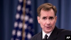 FILE - John Kirby, the State Department spokesman.
