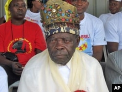 Rei Kabombo nas celebrações do Dia da Paz em Malanje