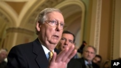 Mitch McConnell, líder de la mayoría en el Senado de EE.UU., republicano por Kentucky.