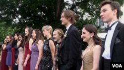 H-B Woodlawn students just before their prom, May 19, 2017.
