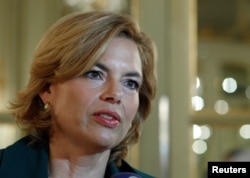 La ministra alemana de Alimentación y Agricultura, Julia Kloeckner, habla en una entrevista con Reuters durante la Reunión de Ministros de Agricultura del G20 en Buenos Aires, Argentina, el 28 de julio de 2018.REUTERS / Martin Acosta -