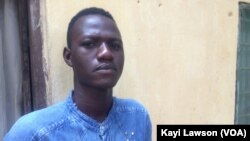 Alani Nabiou, à Lomé, Togo, le 14 octobre 2016. (VOA/Kayi Lawson)