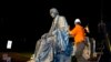 Déboulonnage d'une statue d'un juge pro-esclavage dans le Maryland