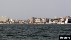 Vue sur la capitale du Gabon, Libreville, le 29 janvier 2012.
