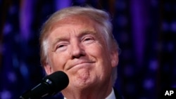Donald Trump élu président des Etats-Unis, 9 novembre 2016.