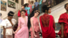 Models wearing Haitian designer Prajje Oscar's "Ezili" collection, inspired by the voodoo goddess of art, romance, love and sex, during the Haitian Embassy's "Diplomacy By Design" event in Washington, D.C. Feb 23, 2018. (VOA / S. Lemaire) 