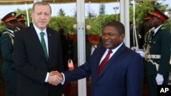 Recep Erdogan fez o pedido da Filipe Nyusi em Maputo