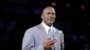 Michael Jordan lors d'un match de NBA entre Charlotte Bobcats et le Utah Jazz, USA, le 21 décembre 2013.