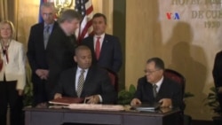 EE.UU. y Cuba firman pacto de aviación