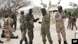 Les troupes tchadiennes près de la frontière soudanaise, Baga Sola, 6 mars 2015