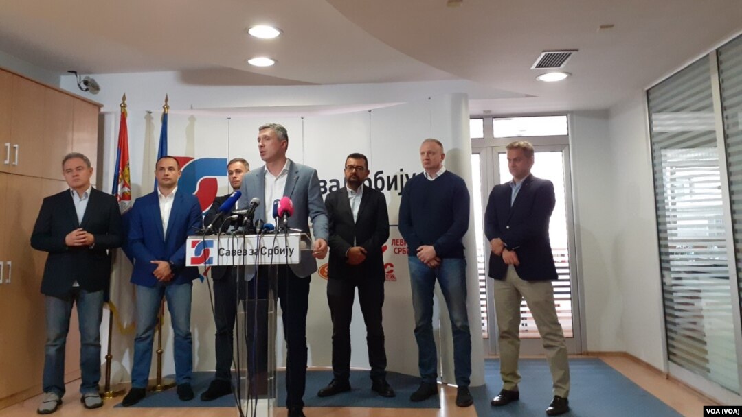 Savez za Srbiju oformio front onih koji bojkotuju izbore, Foto: VOA