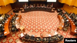 Suasana ruang sidang Mahkamah Konstitusi Republik Indonesia. (Foto: Dok)