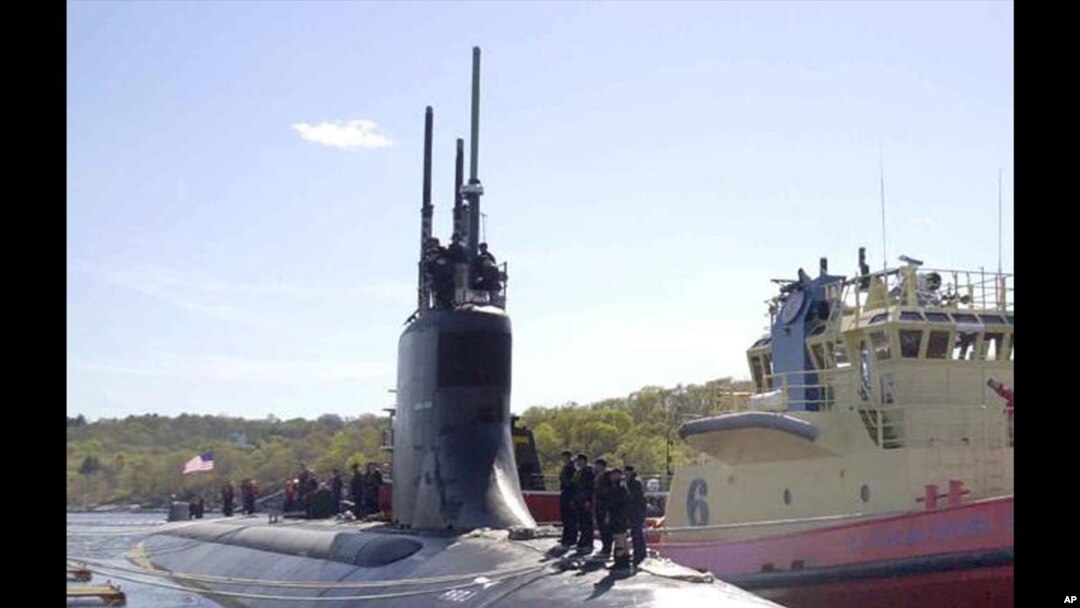  အမေရိကန် USS Connecticut ရေငုပ်သင်္ဘော။