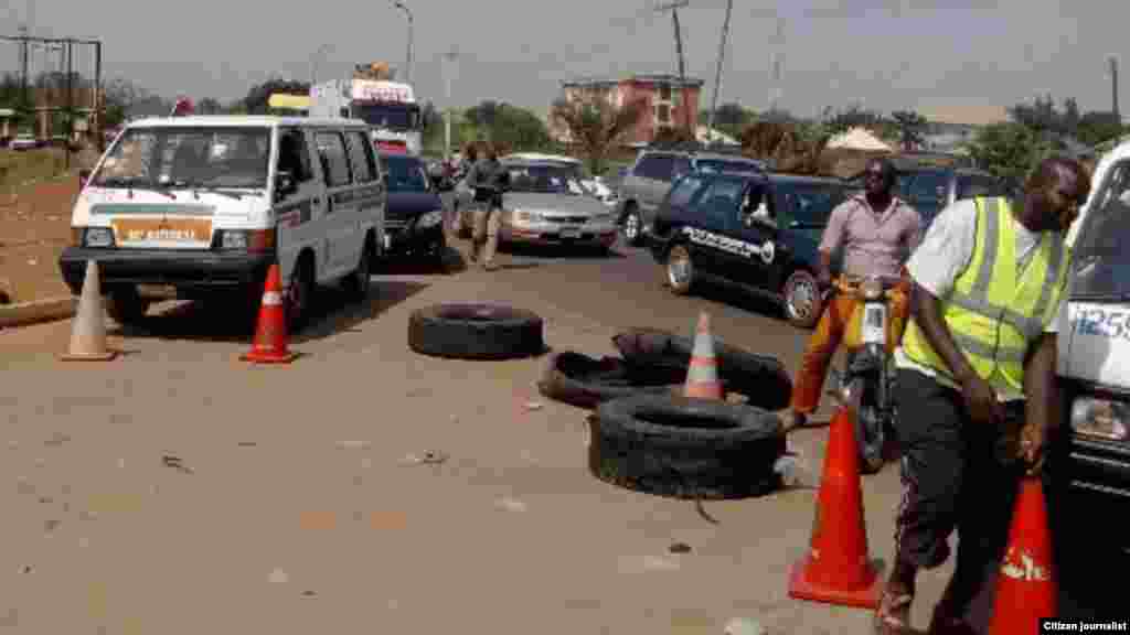 Layin Mai a gidan man NNPC Mega Station na Makurdi, Jihar Binuwai, Najeriya (Tijjani Mohammed)