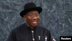 Shugaba Goodluck Jonathan na Najeriya