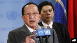 Press Encounter: H.E. Mr. Hor Namhong, Deputy Prime Minister and Minister of Foreign Affairs and International Cooperation of Cambodia.
