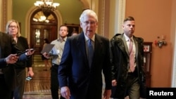 Le sénateur républicain Mitch McConnell est du Kentucky.