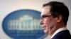 Le secrétaire au Trésor Steven Mnuchin parle du coronavirus dans la salle de presse James Brady de la Maison Blanche, le jeudi 2 avril 2020, à Washington. (Photo AP / Alex Brandon)