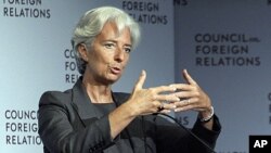 Christine Lagarde au Council on Foreign Relations, à New York