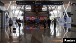 Una vista del Aeropuerto Intercontinental George Bush en Houston, Texas.