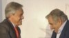 Mujica y Piñera en la Antártida