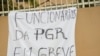 Trabalhadores em greve