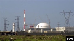 Pembangkit listrik tenaga nuklir Iran di Bushehr, Iran selatan (foto: dok.).