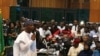 ABUJA: Shugaban Majalisar Dattawa yana yiwa 'yan jarida jawabi