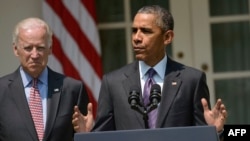 Le président Barack Obama annonçant la réouverture de l'ambassade des Etats-Unis à Cuba (AF)

