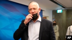 Menteri Pertahanan Israel Benny Gantz melakukan kunjungan ke Pentagon (foto: dok). 