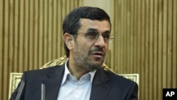 Iranian President Mahmood Ahmadinejad (file photo)
