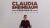 La futura presidenta de México, Claudia Sheinbaum, en una conferencia de prensa en Ciudad de México, el martes 11 de junio de 2024. La mandataria electa descartó una reforma fiscal que otorgue más fondos al gobierno.
