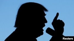 El presidente de Estados Unidos, Donald Trump, durante un mitin celebrado en Grand Junction, Colorado, el 18 de octubre de 2016.