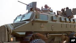 FILE - Soldiers from the Uganda People's Defense Force (UPDF) in Bor, Jonglei State, South Sudan.