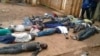 Des prisonniers affamés étendus dans la prison, Kabare, Sud-Kivu, 11 septembre 2017. (Facebook/Felly Kongawi Pamphile). 