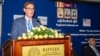 Chargé D'Affaires Michael Newbill delivered his remarks at the "Regional Conference Whither “The Indo-Pacific Strategy?” of CICP on September 20, 2018. (Photo from U.S Embassy in Cambodia' s website) 