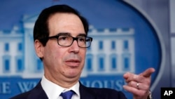Menteri Keuangan AS, Steven Mnuchin 
