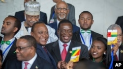 Umongameli Mnangagwa lenye inkokheli eEthiopia emhlanganweni we African Union.