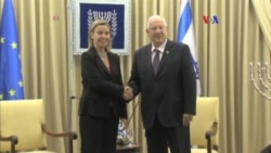 Mogherini incita dialogos entre Israel y palestinos