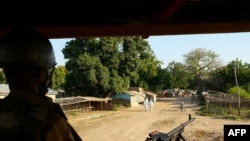 Une patrouille à Birao en Centrafrique le 6 novembre 2019.