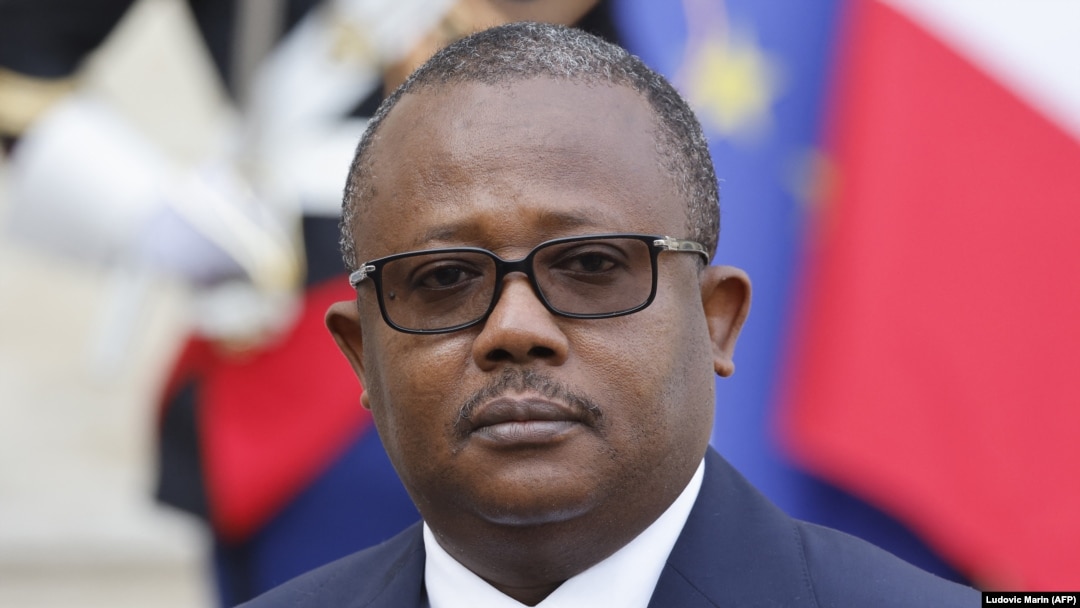 Président Umaro Sissoco Embaló ya Guinée Bissau na Paris, France, 11 novembre 2021.