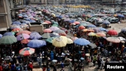 Une vue du marché Oluwole à Lagos au Nigeria, le 13 décembre 2016. 