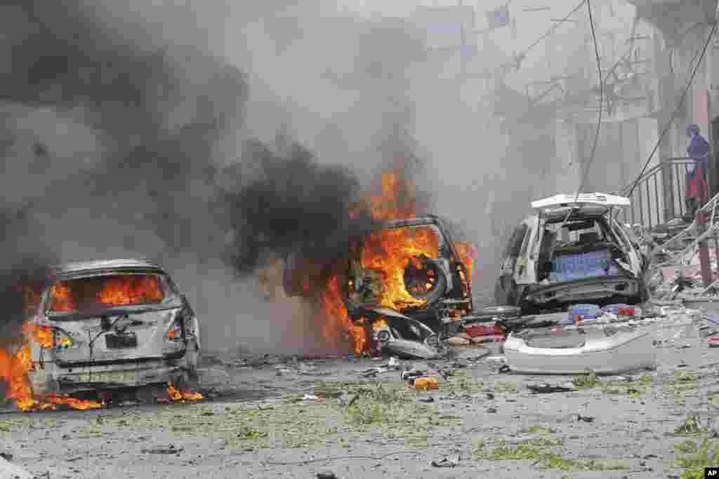Harin kunar bakin wake da aka kai a birnin Mogadishu, ranar Lahadi 30 ga watan Yuli na shekarar 2017