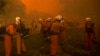 Un muerto en incendios forestales en California