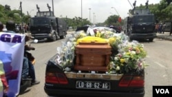 Funeral em Luanda de Manuel Hilberto Ganga morto por agentes da Guarda Presidencial