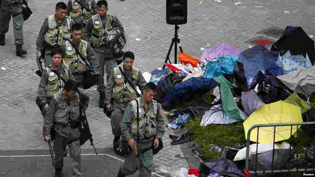 Zanga zangar Dalibai a Hong Kong na Cigaba da Yaduwa, Satumba 29, 2014.