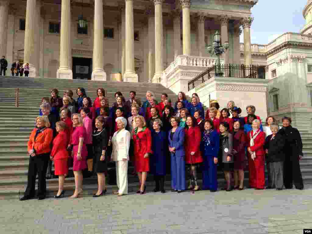 眾議院女議員集體照