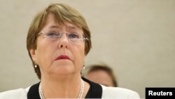 Kepala Badan HAM PBB, Michelle Bachelet 